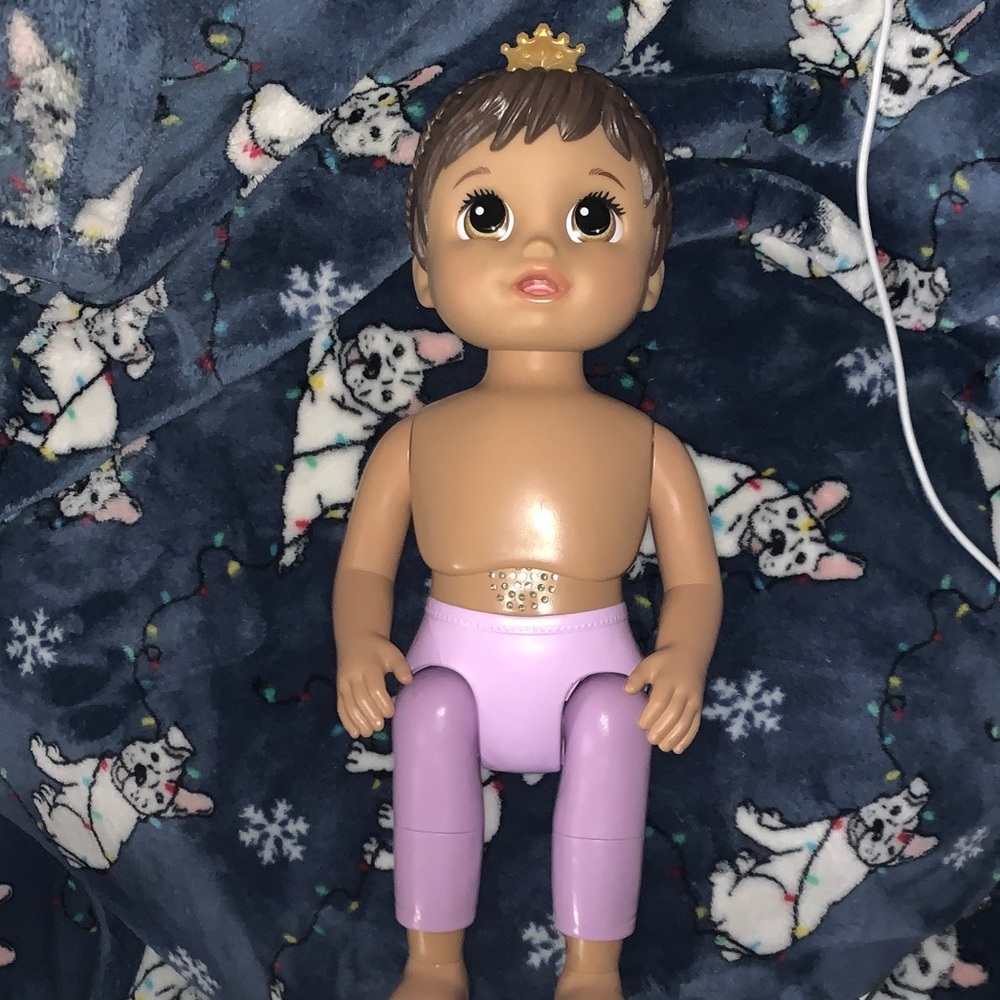 Baby Alive- Charming Doll with Brown Hair and Lavender Pants
